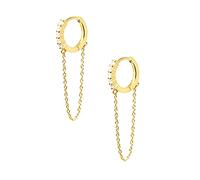 100% Real Hoop Earrings For Women Diamond Zircon Piercing Earings Earring Jewelry
