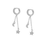 100% Real Hoop Earrings For Women Diamond Zircon Piercing Earings Earring Jewelry