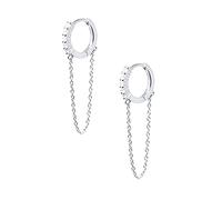 100% Real Hoop Earrings For Women Diamond Zircon Piercing Earings Earring Jewelry