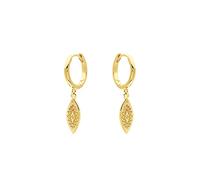 100% Real Hoop Earrings For Women Exquisite Water Drop Piercing Earring Earings Jewelry Pendientes