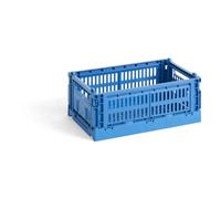 100% Recycled Collapsible Crate Electric blue S