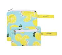 100% RECYCLED Reusable Sandwich Bag & Snack Bags by EcoRight | Zero Waste & Food Safe Lunch Bag - Pack of 2