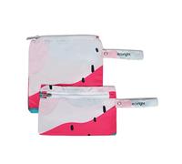100% RECYCLED Reusable Sandwich Bag & Snack Bags by EcoRight | Zero Waste & Food Safe Lunch Bag - Pack of 2
