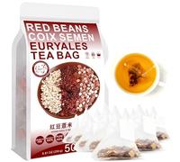 100% Red Beans Coix Semen Euryales Tea Bag, 250g/8.81oz (5g*50bags) Barley, Gardenia, Orange Peel, Buckwheat, Phaseolus Calcaratus, Combine Tea Bags Chinese tea, health tea 红豆薏米芡实茶,祛湿热