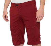 100% Ridecamp Bicycle Cycle Bike Shorts Brick