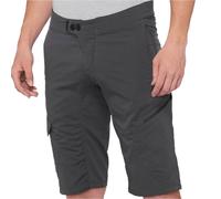 100% Ridecamp Bicycle Cycle Bike Shorts Charcoal