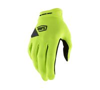 100% Ridecamp Gel MX Motocross Gloves Fluo Yellow