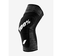 100% Ridecamp Knee Guards - Grey Heather / Black / XLarge