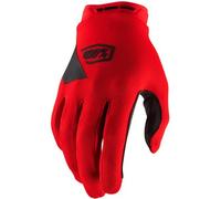 100% Ridecamp Long Finger MTB Cycling Gloves Red