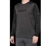 100% Ridecamp Long-Sleeve Jersey XL Black/Charcoal 41402-181-13