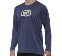 100% Ridecamp Long Sleeves Bicycle Cycle Bike Jersey Indigo