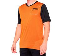 100% Ridecamp, Men's T-Shirt, Mens, T-Shirt, L41401-323-13, Terracotta/Nero, XL