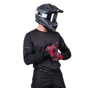 100% Ridecamp Longsleeve Bicycle Jersey, black-grey, size M for Men