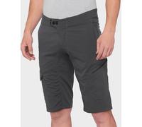 100% Ridecamp Shorts Charcoal - 28