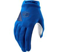100% Ridecamp Womens Long Finger MTB Cycling Gloves Blue