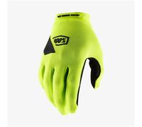 100% Ridecamp Womens Long Finger MTB Cycling Gloves Fluo Yellow/Black