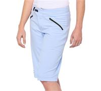 100% Ridecamp Womens MTB Cycling Shorts Powder Blue