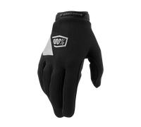 100% Ridecamp Ladies Bicycle Gloves, black, size M for Women