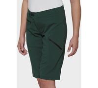 100% RIDECAMP Womens Shorts Forest Green - XL