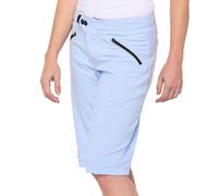 100% Ridecamp Womens MTB Cycling Shorts Powder Blue