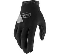 100% Ridecamp Youth Bicycle Gloves, black, size L