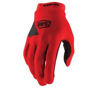 100% Ridecamp Youth Gloves Lg Red 5712-0001-56