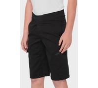 100% RIDECAMP Youth Shorts Black - 26