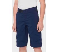 100% RIDECAMP Youth Shorts Navy - 24