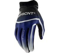 100% Ridefit Bicycle Gloves, blue/white, size XL
