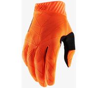 100% Ridefit Gloves, black-orange, size S for Men
