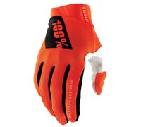 100% RideFit Gloves Md Fluorescent Orange 5710-0008-05