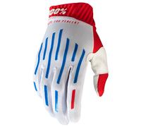 100% RIDEFIT MOTOCROSS MX MTB BIKE GLOVES - RED / WHITE / BLUE