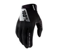 100% Ridefit MX Gloves BlackS Black