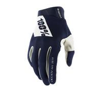 100% Ridefit Slasher MX Gloves Navy/WhiteL Navy,White