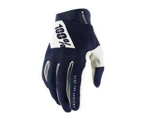 100% Ridefit Slasher MX Gloves Navy/WhiteS Navy,White