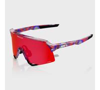 100% S3 FDJ United Suez Sunglasses - HiPER Mirror Lens - Translucent Red/Blue / HiPER Fire Red Mirror Lens