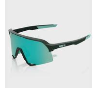 100% S3 Sunglasses - HiPER Mirror Lens - Matte Juniper / HiPer Mint Mirror Lens