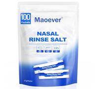 100 Saline, Neti Pot Salt, Individually Wrapped Saline for Neti Pots, Nasal Irrigation, and Squeeze Bottles & Sinus Relief | Sinus Care