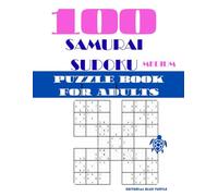100 Samurai Sudoku Book for Adults - Medium: 100 Medium Samurai Sudoku Puzzles - Brain Training Logic Games with Overlapping Sudoku Grids
