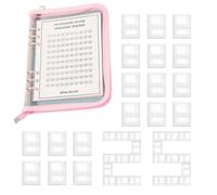100 Savings Challenge Binder - Binder with 100 Cash Envelopes | Savings Kit with Heavy Duty Case, Numbered Envelopes for Budget Management, Effective for Saving