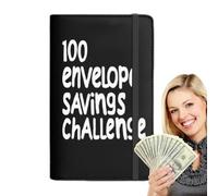 100 Savings Envelopes - 23 cm Budget Binder, 100 Day Savings Planner, Money Book | Financial Organizer for Men Women Adults Children School Cash Management