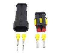 100 Sets 1.5 Connectors 2 Pin DJ7021-1. Waterproof Electrical Wire Plug Male and Female 20-16AWG Automobile Connector