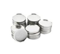 100 Sets 25/32/37/44/58MM Round Badge Pin Button Maker DIY Making Badge Parts Manual Punch Press Machine for Personalized Crafts(Frosted 37mm 100Set)