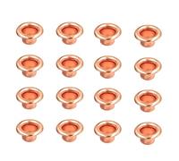 100 Sets 4mm Metal Eyelet Grommet with Washer for Leathercraft Repair Shoes Bag Clothing Belt Hat Accessories,Rose Gold