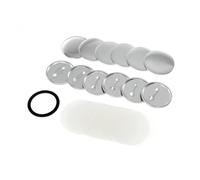 100 Sets Blank Badge Button Maker Parts 25/32/37/44/58mm Press Machine Part Supplies DIY Pin Materi Efficiently Making(44mm)