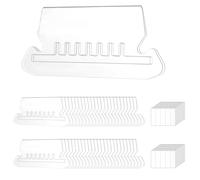 100 Sets Suspension File Tabs and Inserts, Insertable Hanging Files for Filing Cabinet, Clear Index File Tabs, File Dividers for School Office Room File Quick Organize