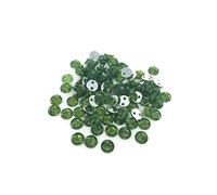 100 Sew-on Sequins x 5mm - Choice of Colour (Green)