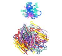 100 Sewing Thread Reel Clips and 20 Fixing Clips, Classification and Storage Design, Durable Plastic Material, Household Sewing Finishing Tools.