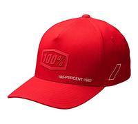 100% Shadow Flexfit x-fit Cap Red