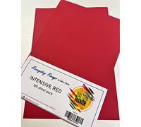 100 SHEET PACK A4 DALTON MANOR 80gm PAPER - INTENSIVE RED
